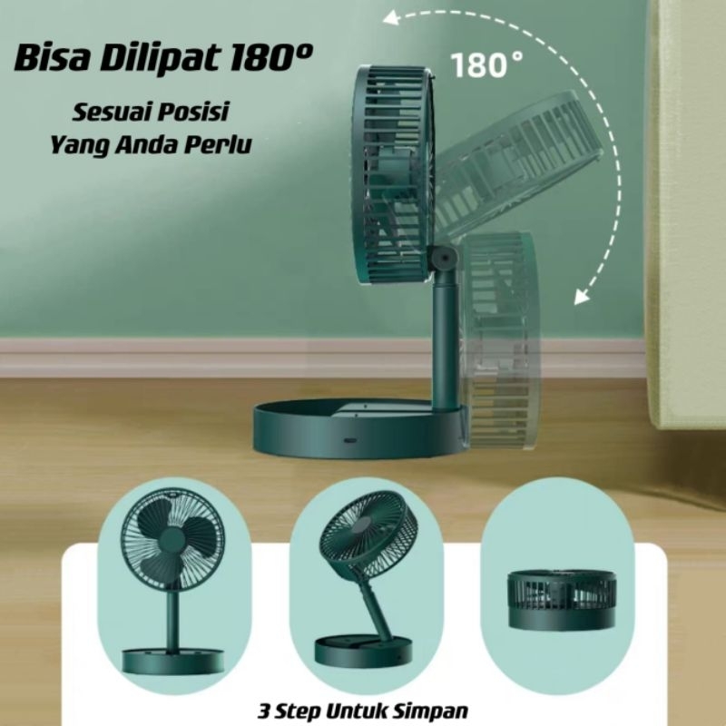 Kipas Angin Lipat Portable / Mini Fan / Kipas Meja⭐ IndoStar ⭐