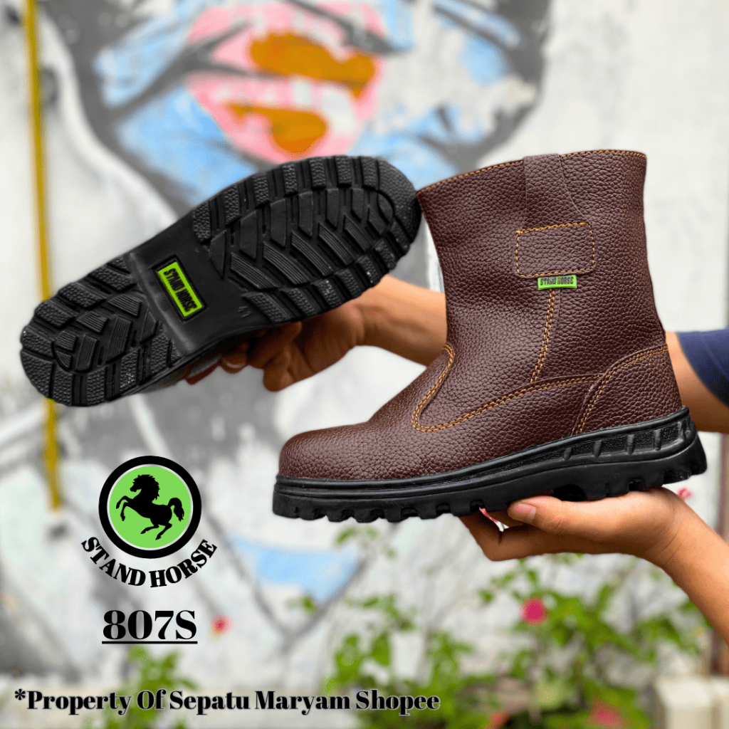 Sepatu Kerja Proyek Safety Boots Ujung Besi Sepatu Safety Murah Pria Septy Sefty Safeti Shoes COD