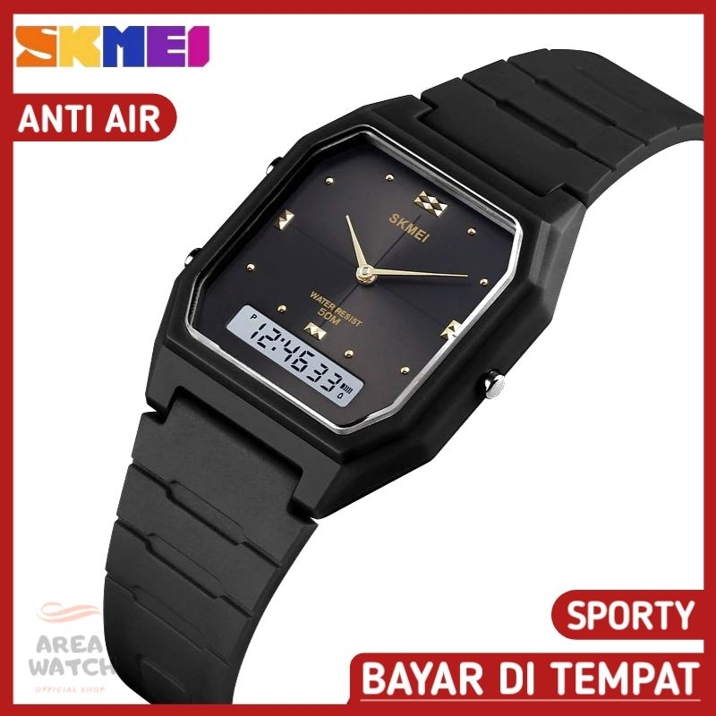 Jam Tangan Wanita Elegan Anti Air Cewek Terbaru Kekinian Perempuan Original Tali Karet