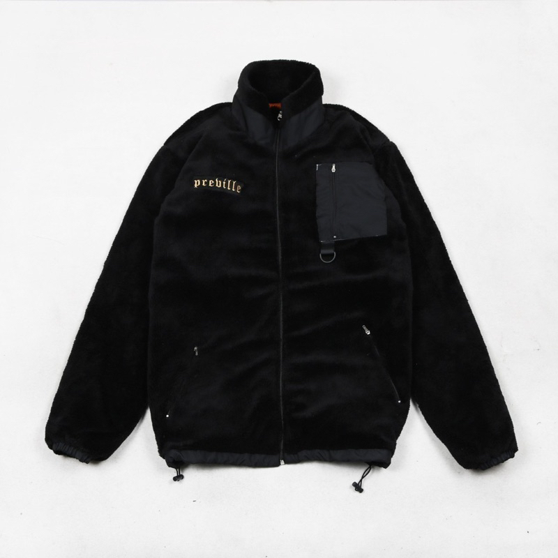 JACKET SHERPA ZIPPER PREVILLE BORDIR FULLTAG AND LABEL PREMIUM QUALITY BESTSELLER