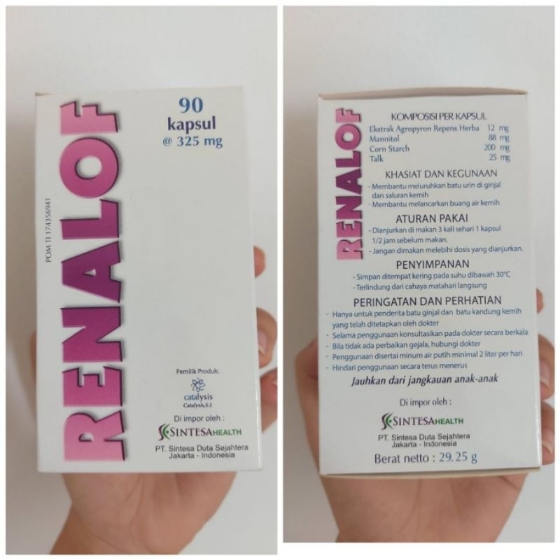 renalof kapsul ecer / obat batu ginjal