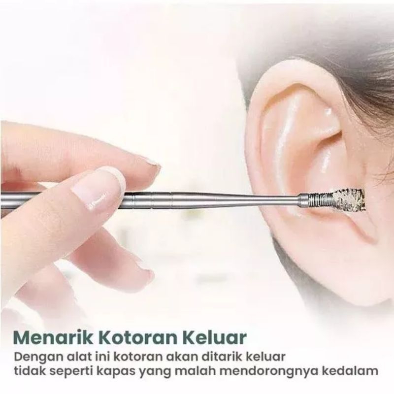 Alat Pembersih Telinga 5 In 1 Alat Korek Kuping Ear Wax