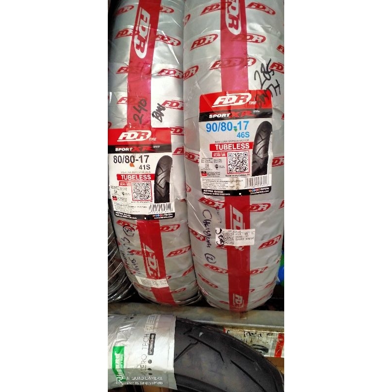 Ban Luar Tubles 90/80 17 FDR SPORT XR EVO 90 80 17