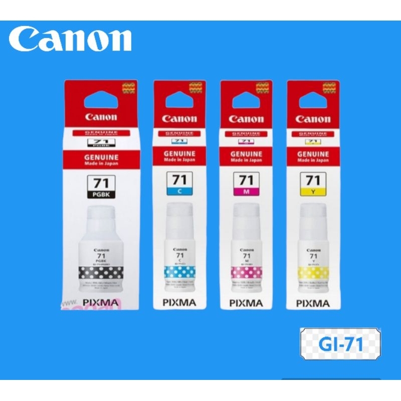 Tinta Canon GI-71 Original for Printer G1020 G2020 G3020 G3060