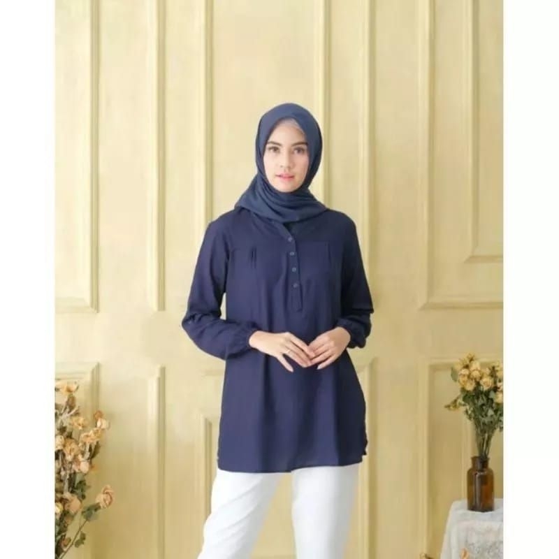 blose polos rayon - Atasan Cewek Terbaru - Baju kerja - Baju kuliah