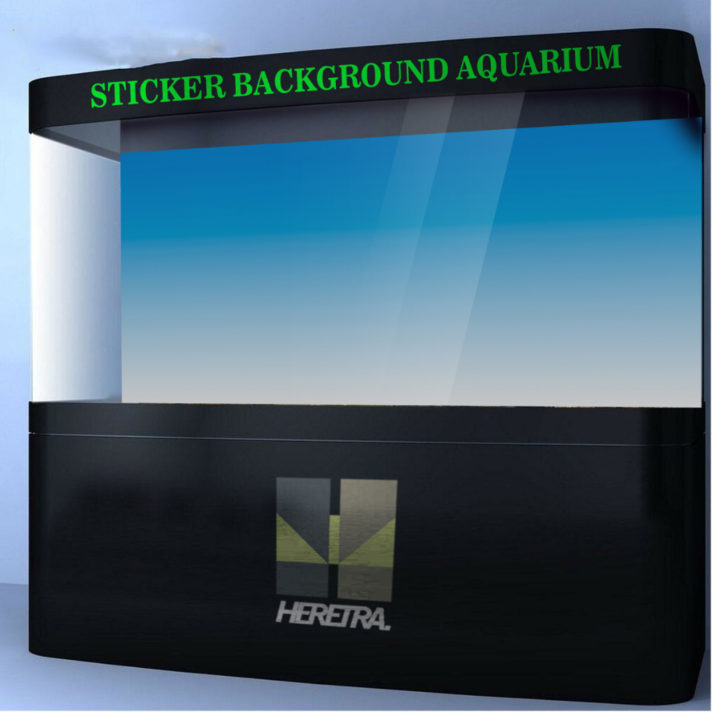 STICKER BACKGROUND AQUARIUM GRADASI