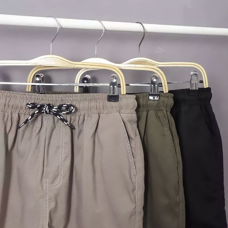 PAKET 3 PCS Celana Pendek Pria Distro Boardshort Tali Karet Pinggang Boxer Santai Polos Jumbo Original Shortpants Kolor Pantai Joging Size M L XL XXL