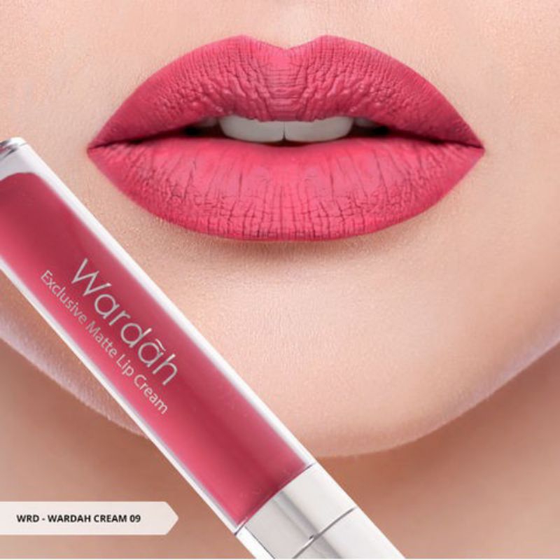 Wardah Matte Lip Cream no 9 Mauve On