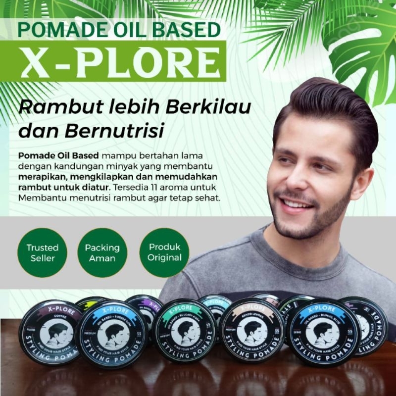 POMADE GROSIR X-PLORE STYLISH MIN ORDER 10 PCS FREE SISIR