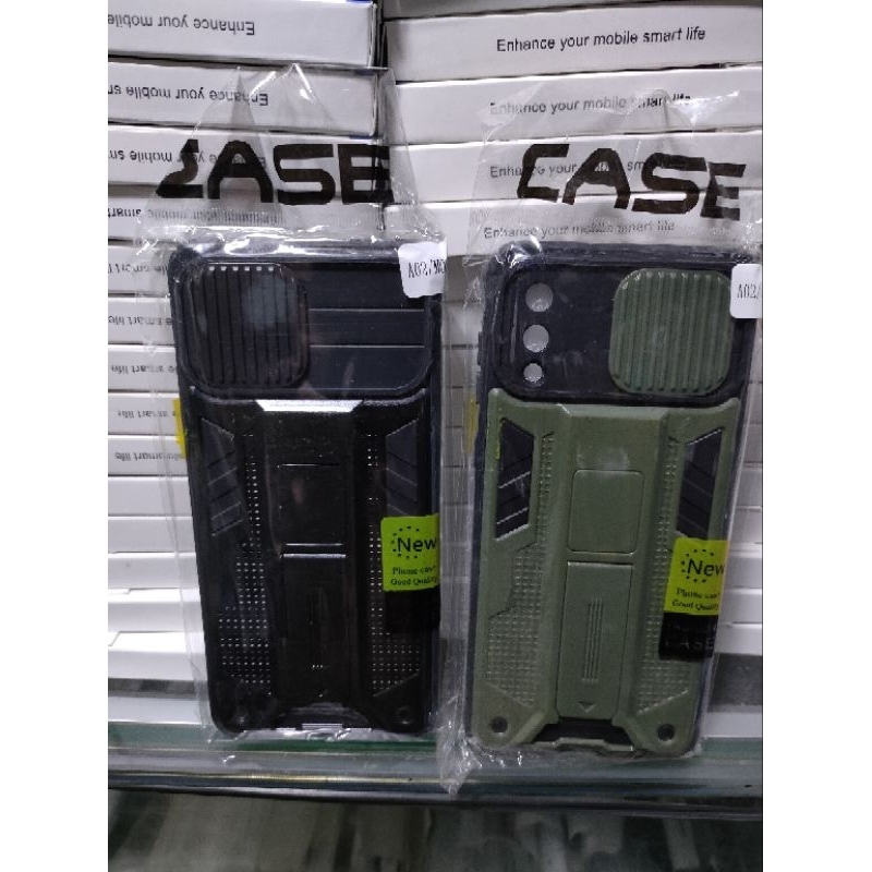 Softcase Samsung A02 M02 Silikon Casing Case Spigen Transforme Magnetic Stading Slending Camera