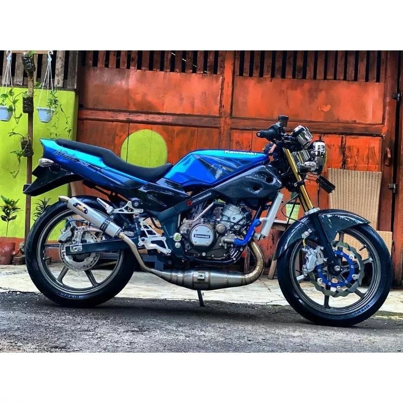 KNALPOT NINJA R RR SS ZX COBRA STAINLESS AHAU1 BIGVOL KNALPOT AHAU1 BIGVOL LEHER C COBRA NINJA R RR 