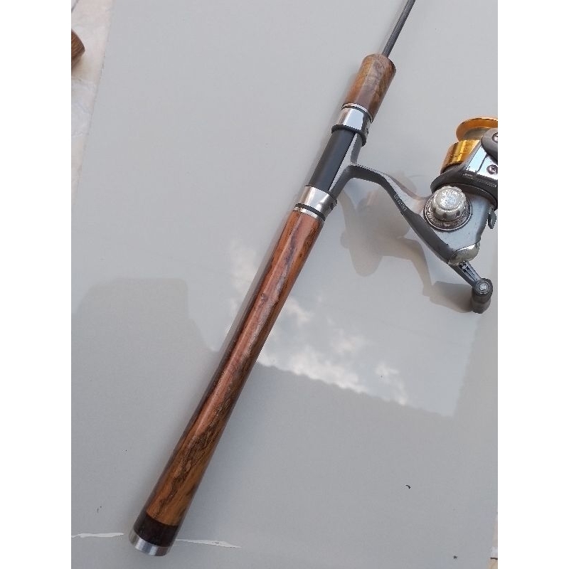 gagang joran spining 30cm tipe ulir lock tertutup.