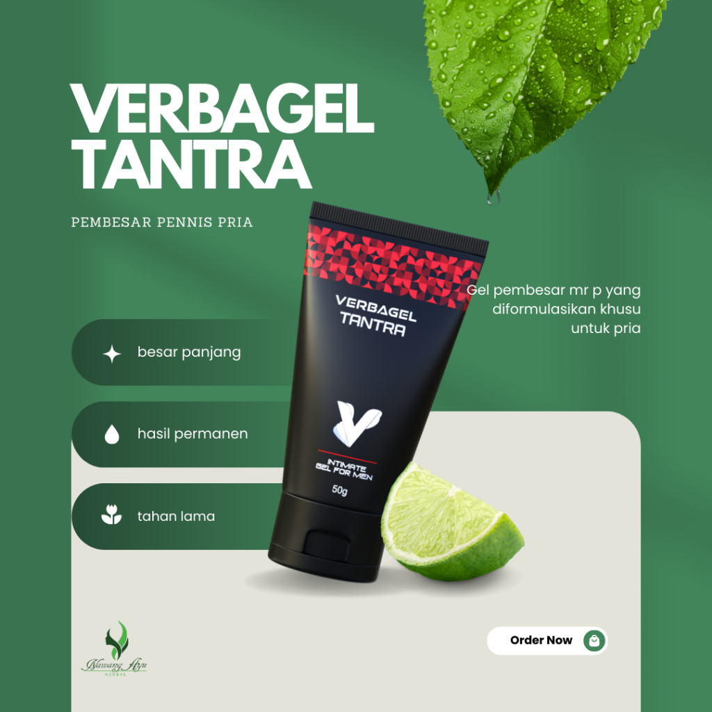Tantra verba gel BPOM Verbagel original pembesar mr p ampuh permanen MMNMSTRE