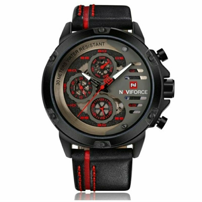 Jam Tangan Pria Naviforce Original - Jam Tangan Pria Original Kulit - Naviforce Original