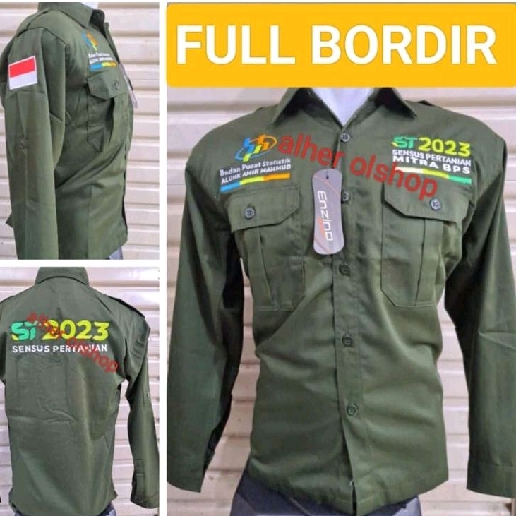 kemeja sensus pertanian baju sensus pertanian seragam sensus pertanian baju kerja sensus pertanian K