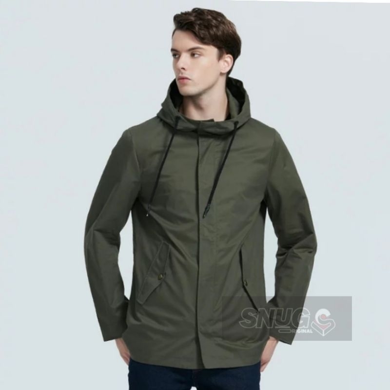 JACKET PARKA PRIA SOFT PARASUT TASLAN - JACKET PARKA KASUAL - JACKET PARKA POLOS