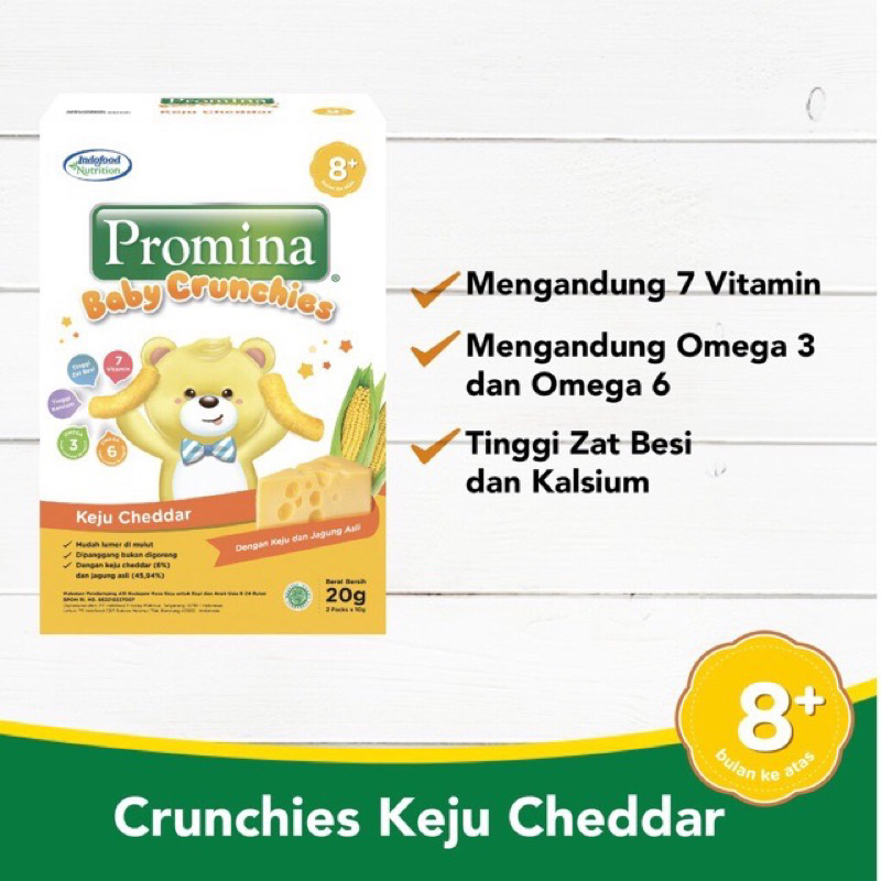 Grosir 24 pcs Promina baby crunchies snack mpasi bayi - cemilan bayi dan anak