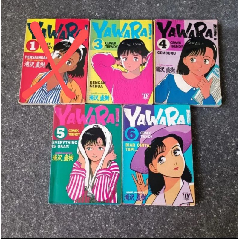 Preloved Buku Komik Kolpri Yawara Cewek Trendy 3 4 5 6 Second Ecer
