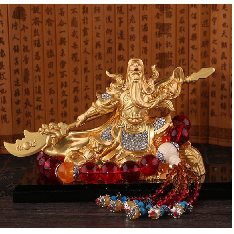 NEW WITH TASBIH Pajangan Parfum Mobil General GUAN YU KWAN KONG Diamond Bling Premium Quality