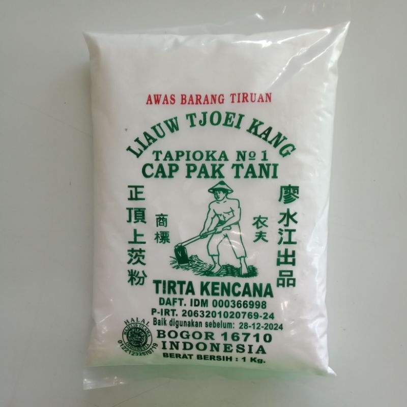 

tepung tapioka pak tani liauw tjoei kang 1kg