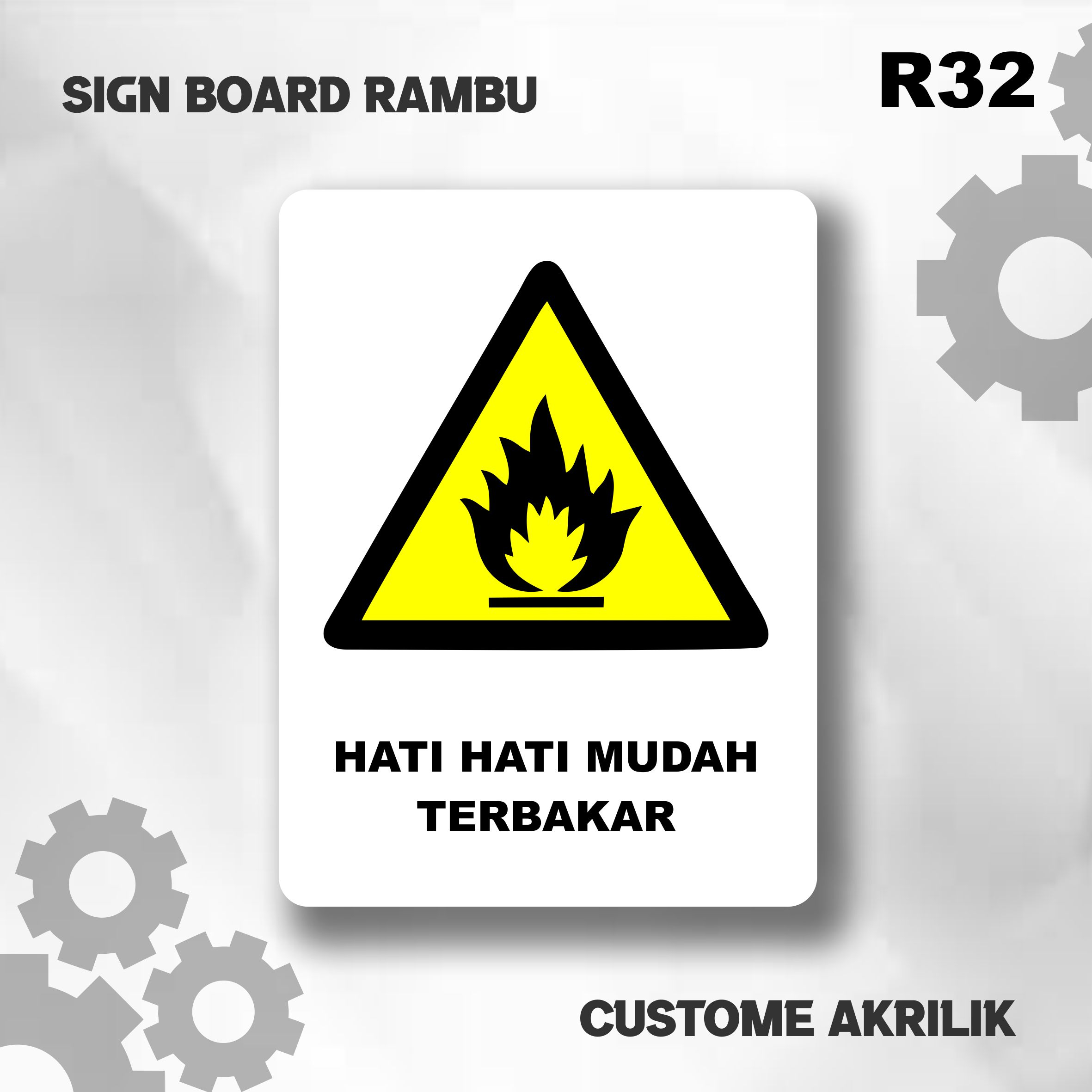 PAPAN PENUNJUK SIGN BOARD AKRILIK CUSTOM