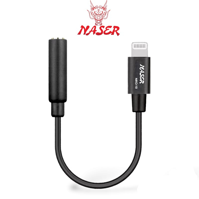 NASER SPLITER LIGHTNING TO AUX 3.5MM NRO-10 / Adaptor Cable Lightning To jack 3.5mm Audio Converter