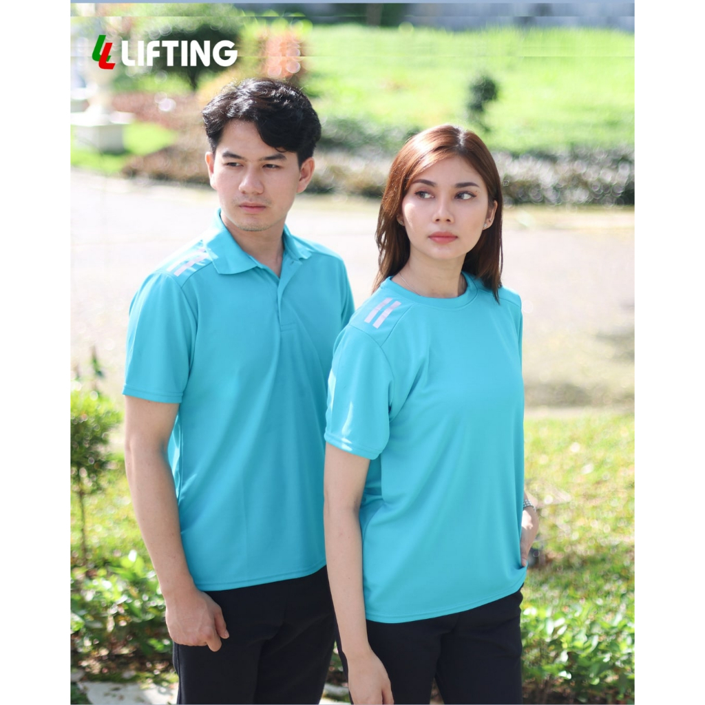T-SHIRT LIFTING DF 6001 TOSCA / KAOS BAJU OLAHRAGA LIFTING TANGAN PENDEK GYM SHIRT DRI FIT