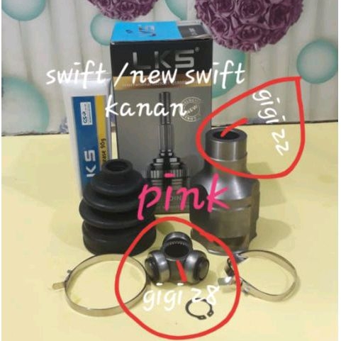 CV Joint Dalam As Roda Depan Dalam Suzuki Swift New Swift Kanan