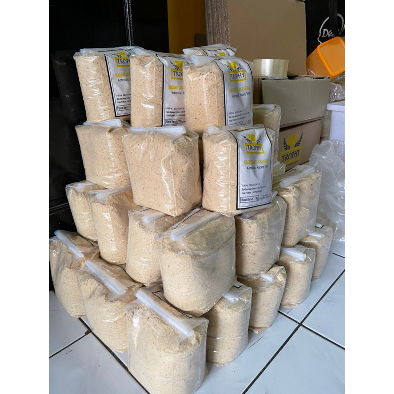 

Bubuk Kacang matang siap pakai