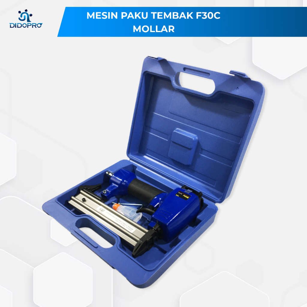 Mollar F30 Mesin Alat Staples Tembak Angin Kompressor Mesin Paku Tembak F30