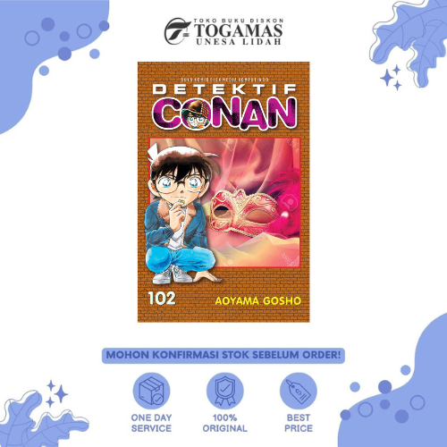 KOMIK DETEKTIF CONAN 96, 97, 98, 99, 100,101,102 KARYA AOYAMA GOSHO