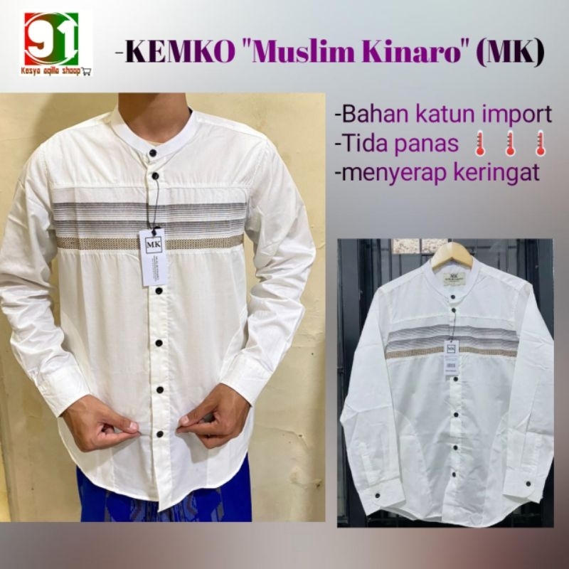 KEMEJA KOKO MUSLIM KINARO (MK)