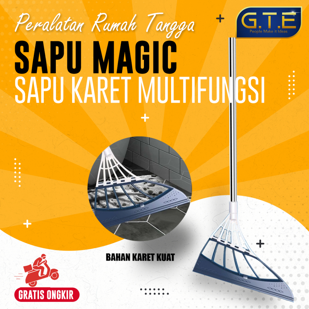 MAGIC FLOOR SWEEPER SAPU PEL LANTAI KEKINIAN SAPU AJAIB