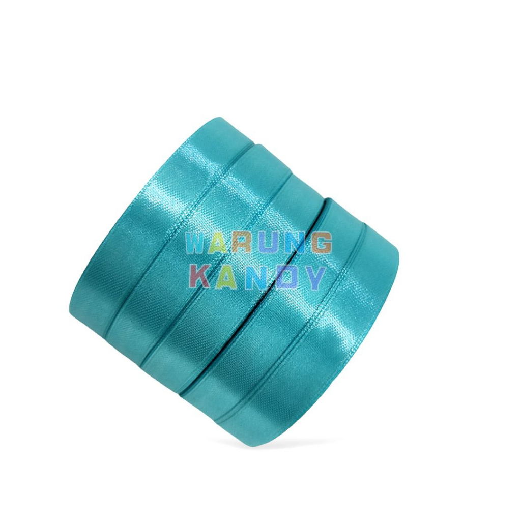 Pita Saten 1/2&quot; Turkis Muda PAK