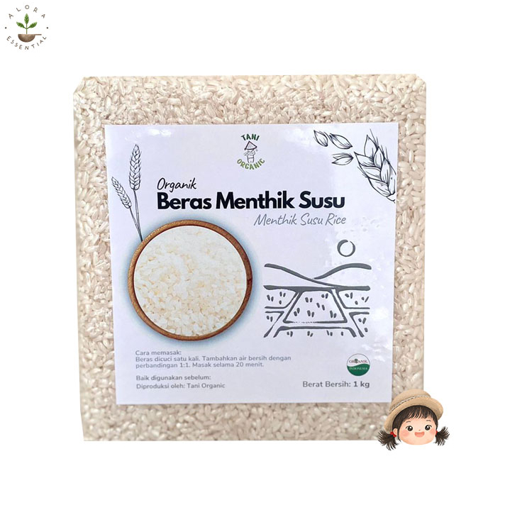 Tani Organic Beras Menthik Susu 1kg - Beras Menthik Susu Organik