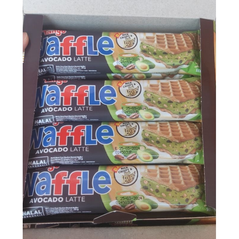 

agen distributor makanan ringan biskuit wafer waffle tango avocado latte pack murah