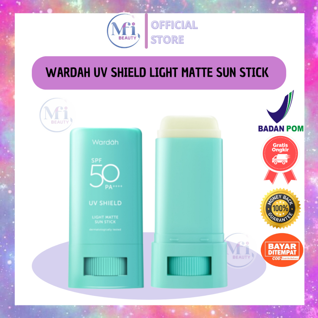 MFI - WARDAH UV SHIELD LIGHT MATTE SUN STICK 22 GRAM