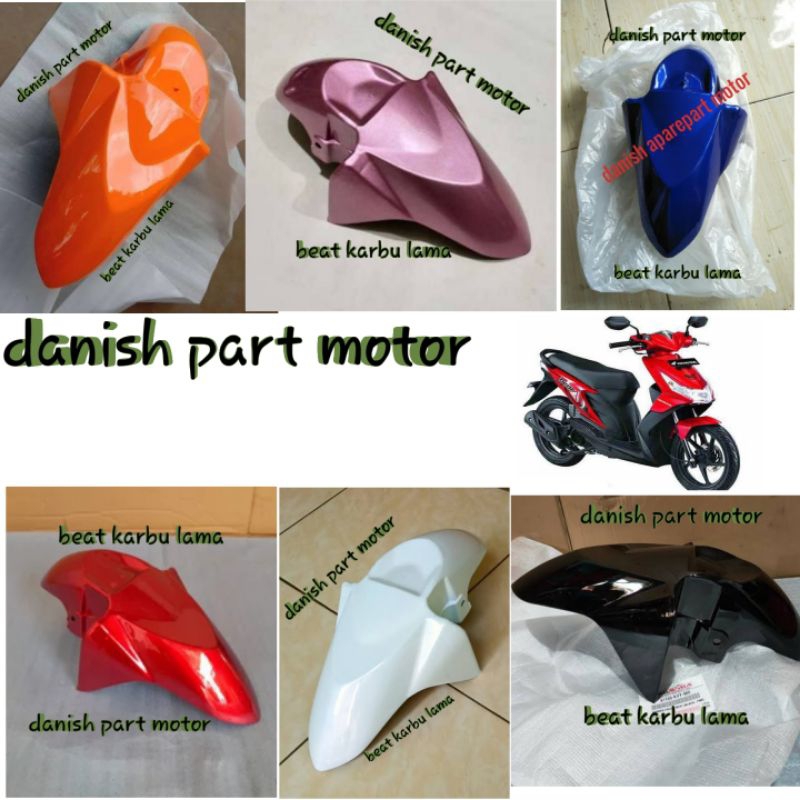 spakbor depan honda beat karbu 2007 2008 2009 / selebor beat karbu / slebor depan beat karbu lama