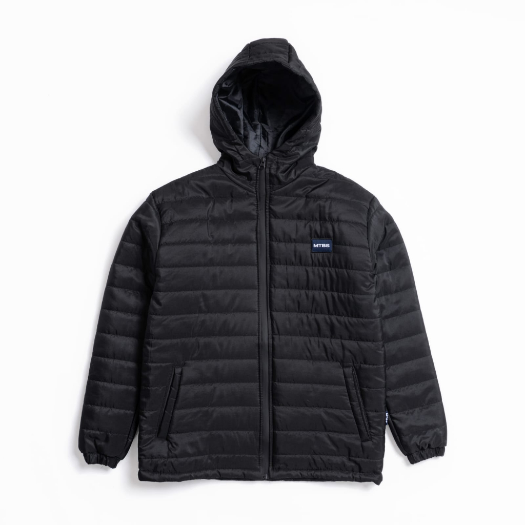 Jacket Puffer Hitam | Jacket Outdoor Distro Original