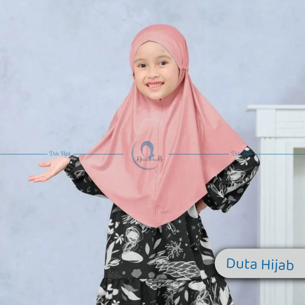 Bergo Maryam Tali Jersey Remaja 5 - 10 Tahun