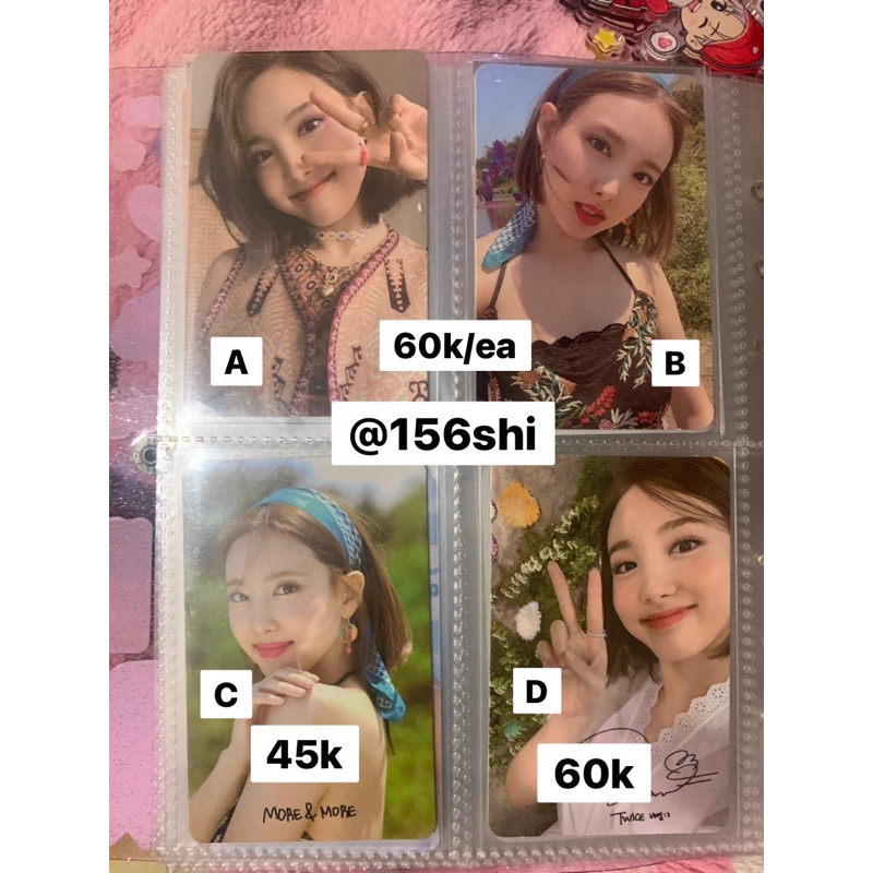 Photocard Nayeon Twice More & More