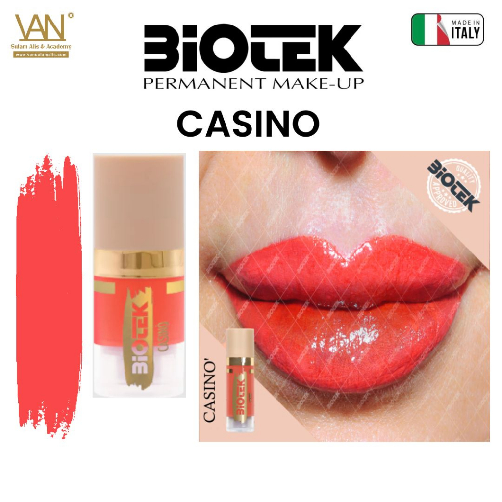 TINTA SULAM BIBIR BIOTEK CASINO ORIGINAL MADE IN ITALY