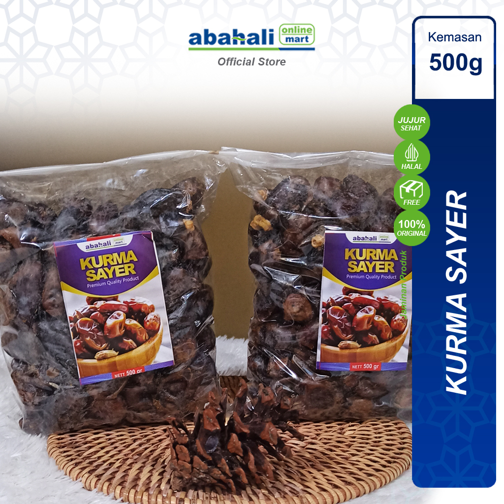 

Kurma Al Saad Naghal Asli Dubai Untuk Buka Puasa Lonjong 500gr Manis Berserat
