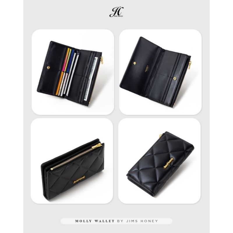 Molly wallet dompet wanita original jims honey free box exclusive import murah realpic cod official store