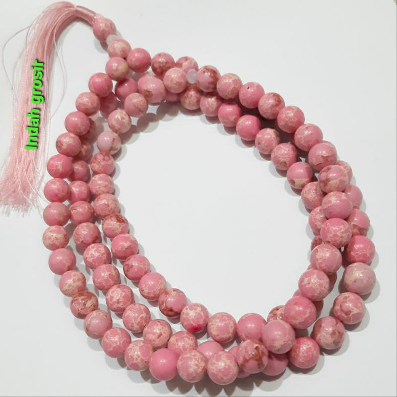 Tasbih batu firus nivada 10mm 99butir natural