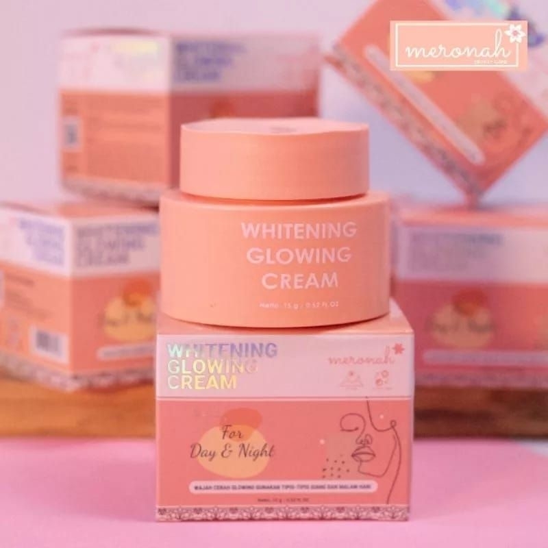 MERONAH WHITENING GLOWING CREAM 2IN1 ORIGINAL BPOM