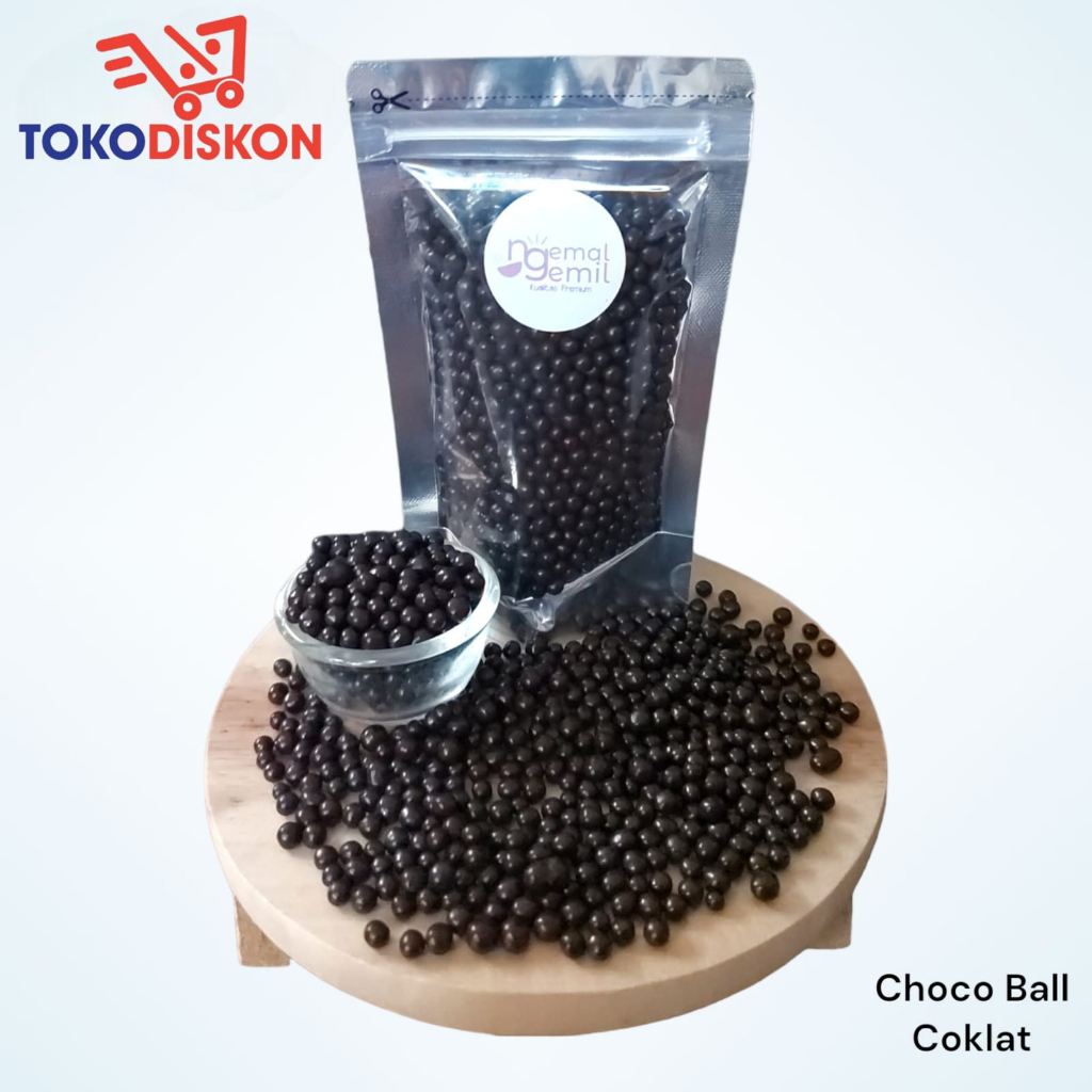 

Pouch Chocoball Coklat Sprinkle Topping Donut Kue Bolu Kualitas Premium