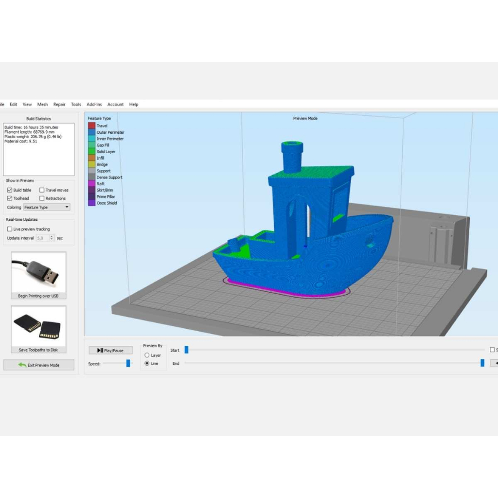 Software Simplify3D 4 Profesional all in one Program navigasi printer 3D printing software