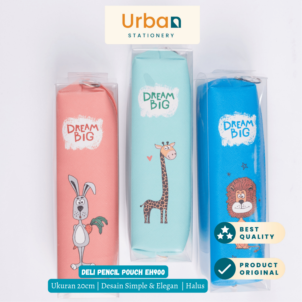 

Deli Pencil Pouch / Tempat Pensil Gambar Binatang 20 CM EH900
