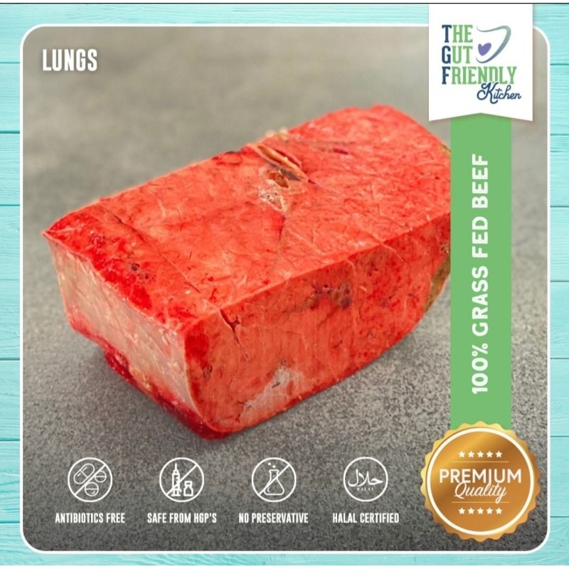 

Paru-Sapi-grassfed-Lungs-Grass-Fed-Frozen-Halal-Sehat-Australia